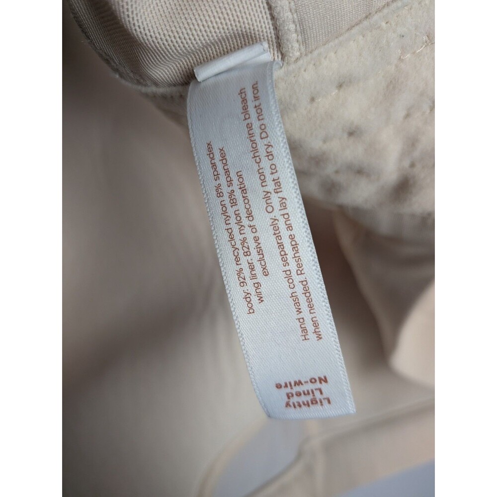 Cacique Bra 48DDD Lightly Lined No-Wire Beige Tan Lane Bryant Wireless Plus Size - Picture 10 of 14